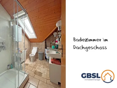 5-Familienhaus mit Garage in zentraler Lage - Badezimmer (3111)